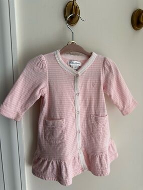 Ralph Lauren | Baby Girl Pink Striped Dress with bloomers | 9 months
